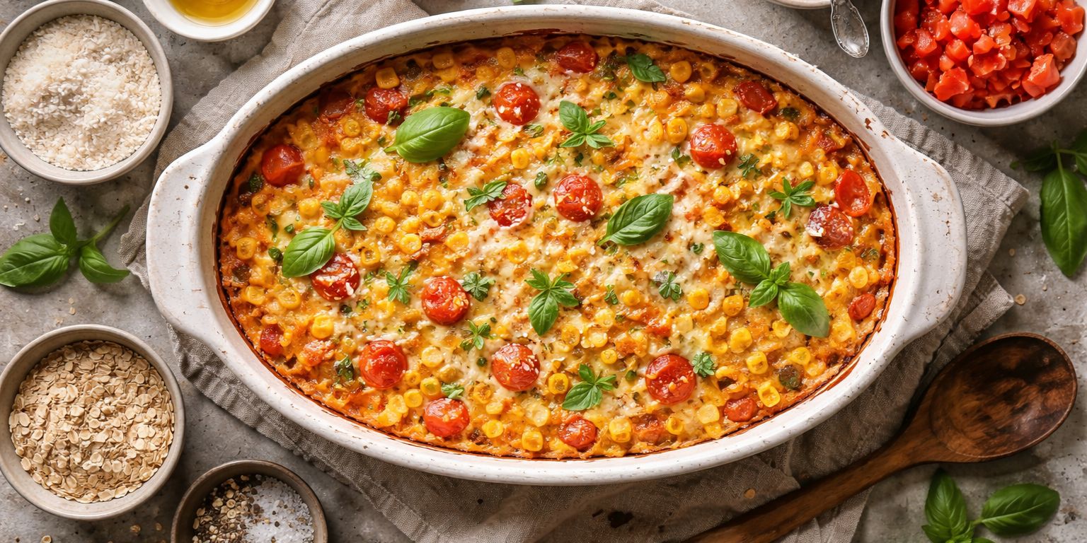 Italienischer Mais-Tomaten-Auflauf