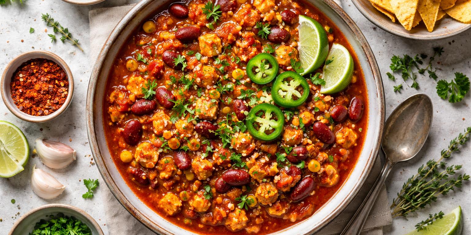 Chili con Tofu (mal ohne Fleisch und wirklich lecker)