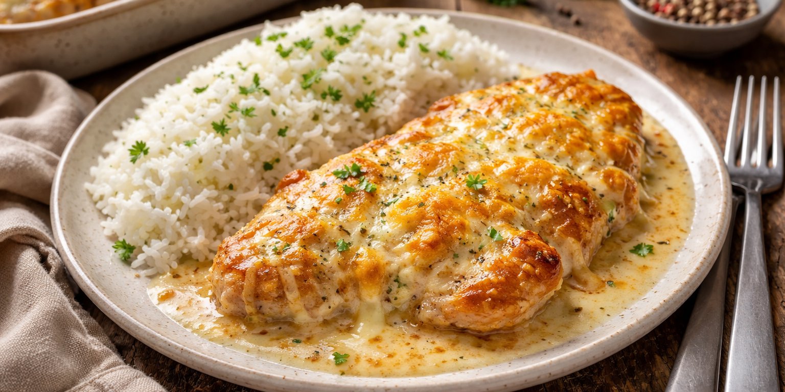 Käseschnitzel und Reis ala Omschgi